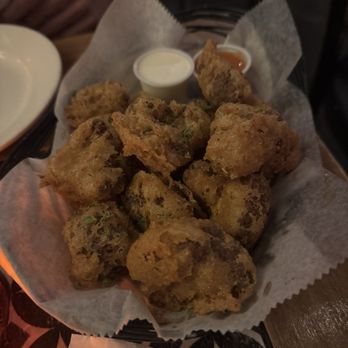 Westwood - Crispy Cauliflower in Tempura Batter, served with Blue Cheese and Buffalo Sauce - Cocktail Bars Near Me - Brooklyn, New York