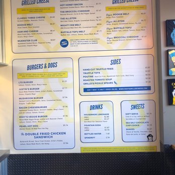 Roxy's Grilled Cheese - menu - Sandwiches Near Me - Cambridge, Massachusetts
