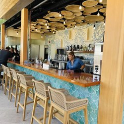Linden Square - Corazon Cocina bar is so beautiful! Tulum vibes