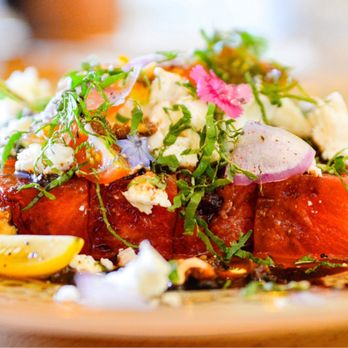 The Wild Artichoke - Watermelon basil salad - New American Near Me - Yorba Linda, California The Wild Artichoke - Watermelon basil salad - New American Near Me - Yorba Linda, California