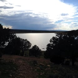 Bluewater Lake State Park - View of Bluewater Lake from campground