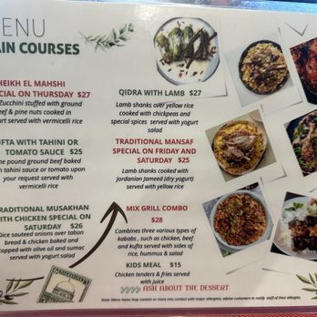 Albaraka Restaurant - Menu - Mediterranean Near Me - Anaheim, California