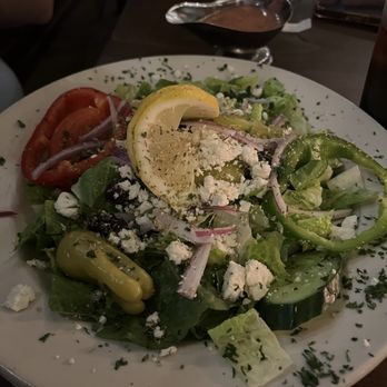 Open Flame - Dinner sized Grecian salad - Breakfast & Brunch Near Me - Hales Corners, Wisconsin