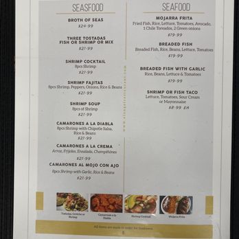 El Angel Authentic Mexican Restaurant - menu - Mexican Near Me - Springfield, Oregon