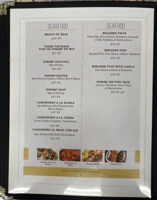 Menu photo 7 El Angel Authentic Mexican Restaurant Springfield, OR