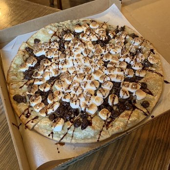 Fat Olives - Gluten free s'mores pizza! Soo yummy!!! - Pizza Near Me - Flagstaff, Arizona Fat Olives - Gluten free s'mores pizza! Soo yummy!!! - Pizza Near Me - Flagstaff, Arizona