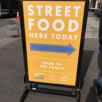 Off the Grid Maiden Lane - a street food sign - Food Trucks Near Me - San Francisco, California Off the Grid Maiden Lane - a street food sign - Food Trucks Near Me - San Francisco, California