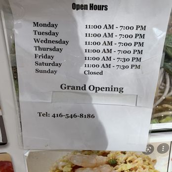 Good Taste & Variety - Hours - Noodles Near Me - Toronto, Ontario