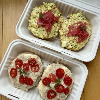 Isaac's Bagels - Whitefish Salad Bagel, Egg Salas Bagel - Bagels Near Me - Durham, North Carolina