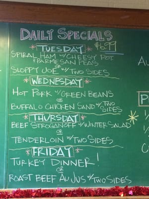 Menu photo 3 Mill Creek Cafe Clarence, IA