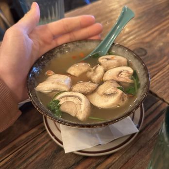 Saranrom Thai - Shrimp Tom Yum Soup (small) - Thai Near Me - Elmhurst, New York Saranrom Thai - Shrimp Tom Yum Soup (small) - Thai Near Me - Elmhurst, New York