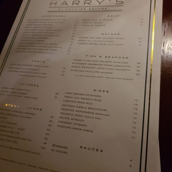 Harry's - Steakhouses Near Me - Manhattan, New York