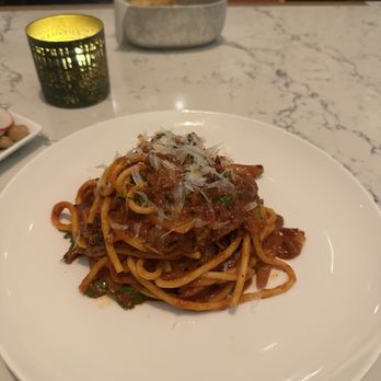 Brezza - Bucatini Alla Matriciana - Italian Near Me - Las Vegas, Nevada Brezza - Bucatini Alla Matriciana - Italian Near Me - Las Vegas, Nevada