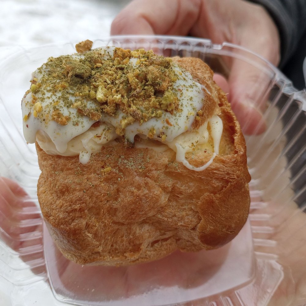 Dessert First - Pistachio Matcha Cream Puff $3.70. - Desserts Near Me - Ottawa, Ontario Dessert First - Pistachio Matcha Cream Puff $3.70. - Desserts Near Me - Ottawa, Ontario
