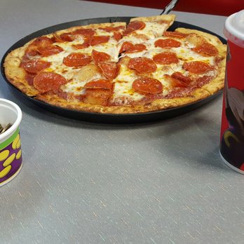 Chuck E. Cheese - 19.99 special...2 small drinks 1 medium topping pizza and I believe it is 25 tokens. - Pizza Near Me - Laredo, Texas