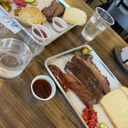 1 meat and 1 side & 3 meat no sides (1/4 meat x3 if no sides) 1 meat and 1 side & 3 meat no sides (1/4 meat x3 if no sides)