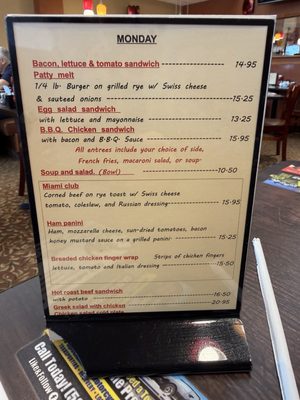 Menu photo 1 Billy's Homestead Webster, NY
