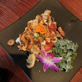 Kaze Sushi - This is the baked lobster roll... wish it had a bit more langsito, but was delicious. - Sushi Bars Near Me - Palmdale, California