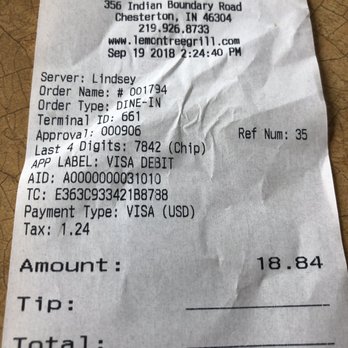 Lemon Tree Mediterranean Grill - the receipt for the restaurant - Mediterranean Near Me - Chesterton, Indiana Lemon Tree Mediterranean Grill - the receipt for the restaurant - Mediterranean Near Me - Chesterton, Indiana