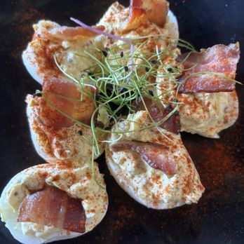The Alibi Cocktails & Bites - Deviled eggs - Cocktail Bars Near Me - Cocoa Beach, Florida