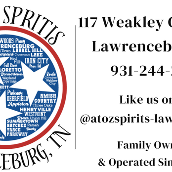 A To Z Spirits - Beer, Wine & Spirits Near Me - Lawrenceburg, Tennessee A To Z Spirits - Beer, Wine & Spirits Near Me - Lawrenceburg, Tennessee