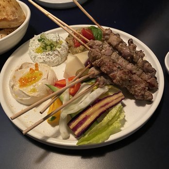 Andros Taverna - The mezze platter. Best tzatziki I've ever had - Greek Near Me - Chicago, Illinois