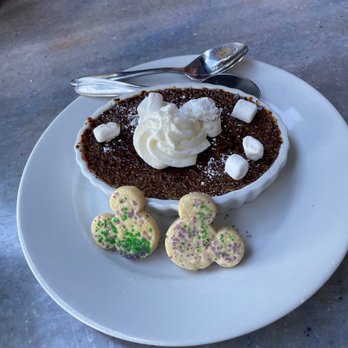 Cafe Orleans - Hot chocolate crème brûlée!! - Cajun/Creole Near Me - Anaheim, California