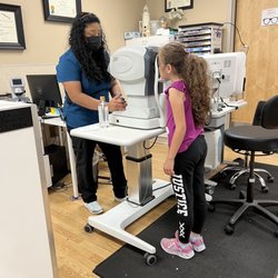 Marinda Hofacre, OD - Love this office for our families vision health!  My daughter getting her annual vision test and glasses.