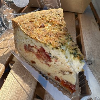 Buttermilk Bakery - Roasted tomato and goat cheese quiche - Bakeries Near Me - Winter Park, Florida