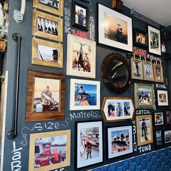 Seasurf Fish - Interior wall of fame - Seafood Near Me - San Clemente, California Seasurf Fish - Interior wall of fame - Seafood Near Me - San Clemente, California