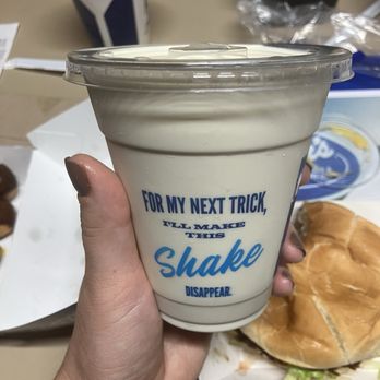 Culver's - Vanilla shake - Burgers Near Me - Chandler, Arizona