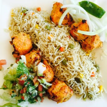 KABOB-iSH - Shaffron tikka with veggie rice - Mediterranean Near Me - Duluth, Georgia KABOB-iSH - Shaffron tikka with veggie rice - Mediterranean Near Me - Duluth, Georgia