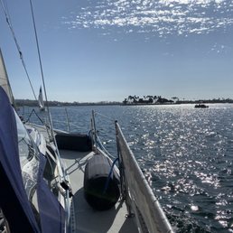 View from the helm