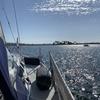 Gone Sailing San Diego - View from the helm - Boat Charters Near Me - San Diego, California