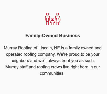 Slide of Murray Roofing