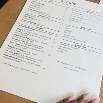 a mano - Italian Near Me - Atlanta, Georgia