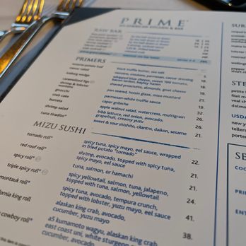Prime - The Menu - American Near Me - Huntington, New York Prime - The Menu - American Near Me - Huntington, New York