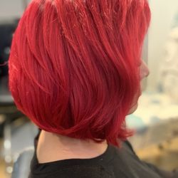 Asymmetrical bob!