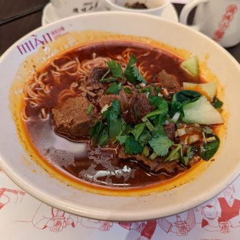 Mian - Spicy beef soup noodles - Noodles Near Me - Costa Mesa, California