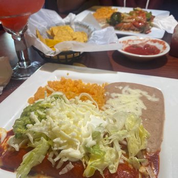 Fridas Mexican Restaurant - Chicken enchilada and strawberry margarita - Mexican Near Me - Richmond, Virginia Fridas Mexican Restaurant - Chicken enchilada and strawberry margarita - Mexican Near Me - Richmond, Virginia