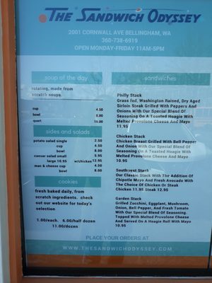 Menu photo 3 The Sandwich Odyssey Bellingham, WA Menu photo 3 The Sandwich Odyssey Bellingham, WA