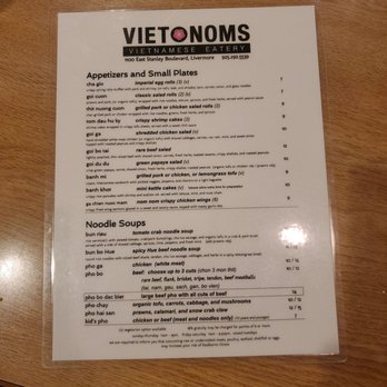 Viet Noms - Menu - Vietnamese Near Me - Livermore, California Viet Noms - Menu - Vietnamese Near Me - Livermore, California
