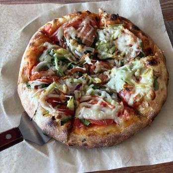 Vegan Pizza - Small 10" Veggie Delights - Pizza Near Me - Garden Grove, California Vegan Pizza - Small 10" Veggie Delights - Pizza Near Me - Garden Grove, California