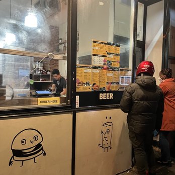 Home Frite - people ordering food at a restaurant - Food Stands Near Me - Brooklyn, New York Home Frite - people ordering food at a restaurant - Food Stands Near Me - Brooklyn, New York