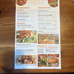Riverwalk Grill - New menu 2/26/25