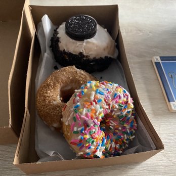 Devi's Donuts and Sweets - Oreo Crumb Donuts, Cinnamon Crumb Donuts, Sprinkle Donut - Donuts Near Me - Long Beach, California