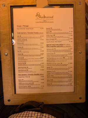 Menu photo 3 Shahrazad Brussels, BRU