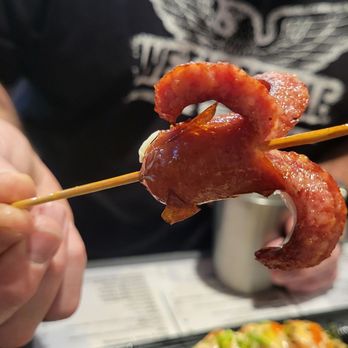 Love Paradise Sushi - Sausage skewer - Sushi Bars Near Me - Las Vegas, Nevada Love Paradise Sushi - Sausage skewer - Sushi Bars Near Me - Las Vegas, Nevada