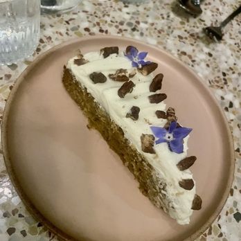 Saffy's - banana cake with soft cheese frosting, baharat spiced pecan - Middle Eastern Near Me - Los Angeles, California