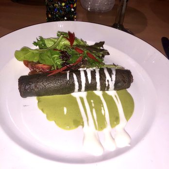 Casa Tradicional - Huitlacoche Crêpe- spongy texture & delish - Seafood Near Me - Puerto Vallarta, JAL